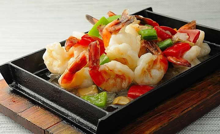 蒜子虾球Garlic King Prawns